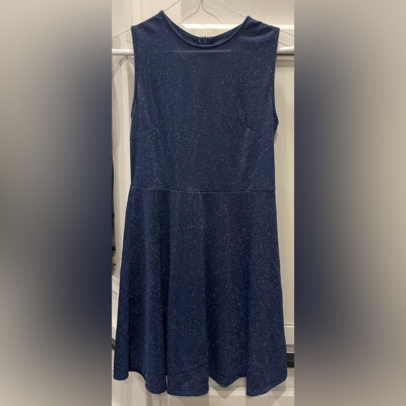 Sparkling Navy Blue Dress - Picture 3 of 4